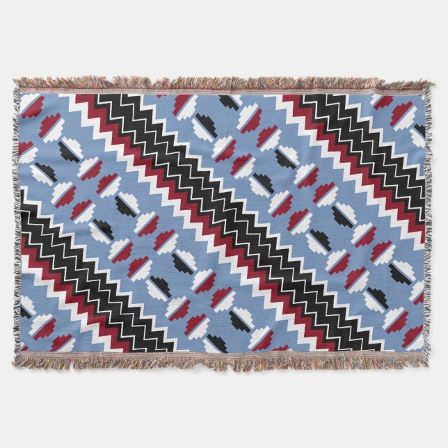 Southwest Retro Throw Blanket (Front)