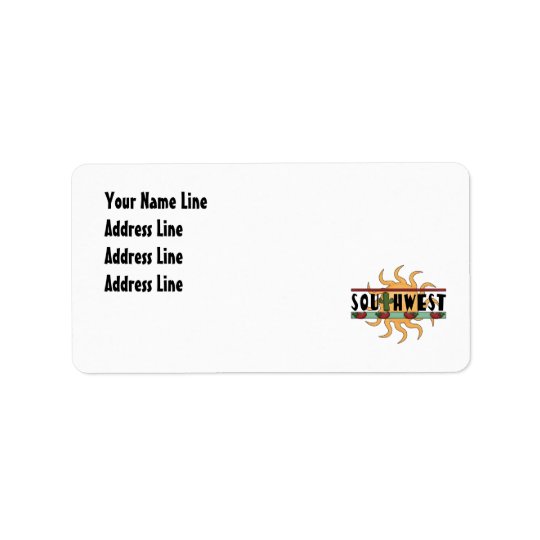 Southwest - Return Address Address Label
