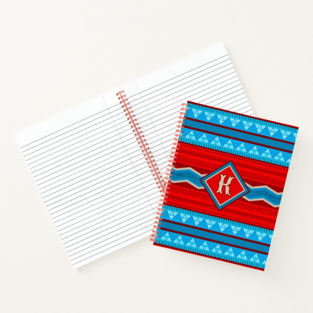 Southwest River Canyon Red Turquoise Personalised Notebook (Inside)
