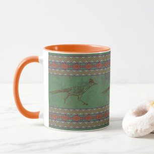 Southwest Roadrunner Sagebrush Green Mug