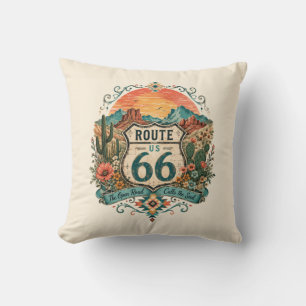 Southwest Route 66 Canyon Vista Accent Cushion
