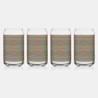 Southwest Sagebrush Green Geometric Design