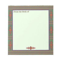 Southwest Sagebrush Green Geometric Design