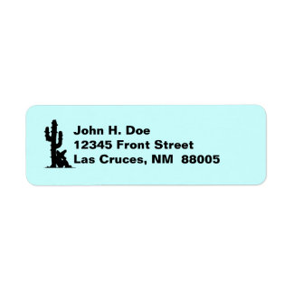 Southwest Saguaro Cactus Siesta Address Labels