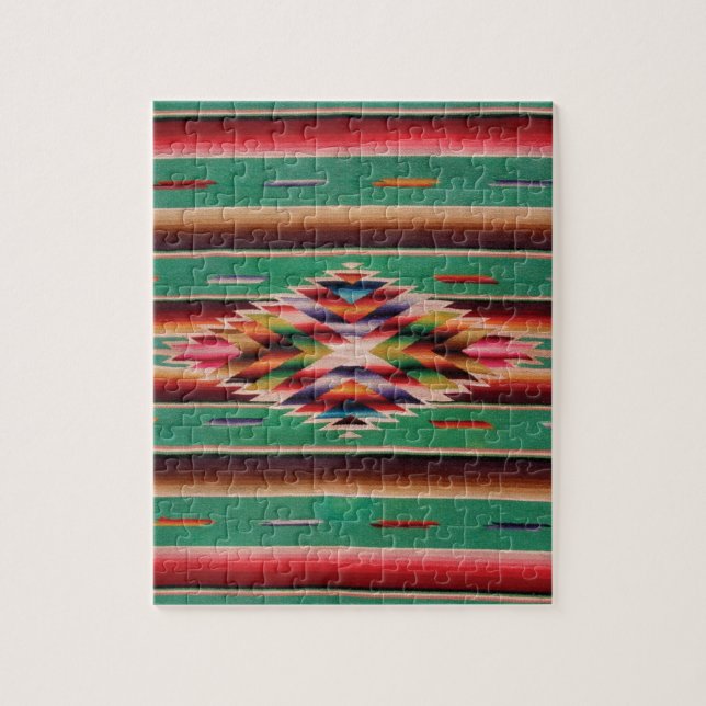 Southwest Saltillo Jigsaw Puzzle (Vertical)