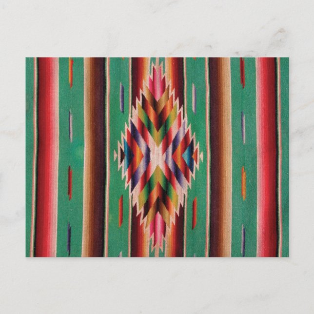 Southwest Saltillo Postcard (Front)