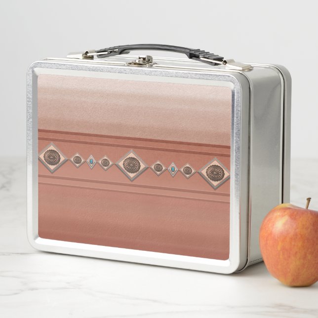 Southwest Sandstone Canyon Metal Lunch Box (In Situ)