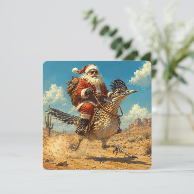 Southwest Santa Roadrunner Christmas (Standing Front)