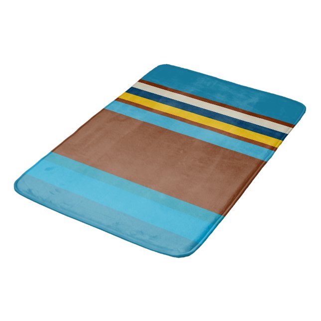 Southwest Stripes 12 Bath Mat (Angled)