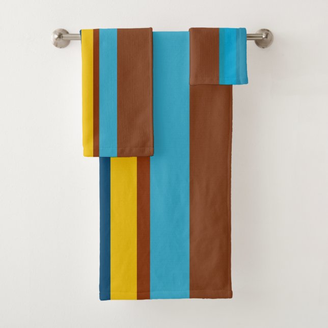 Southwest Stripes 12 Bath Towel Set (Insitu)