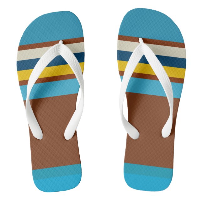 Southwest Stripes 12 Flip Flops (Footbed)