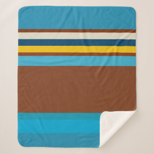 Southwest Stripes 12 Sherpa Blanket