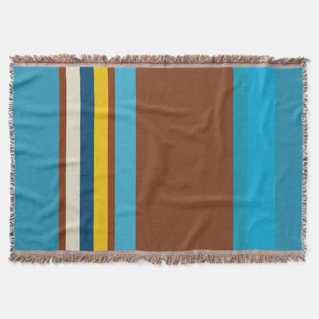 Southwest Stripes 12 Throw Blanket (Front)