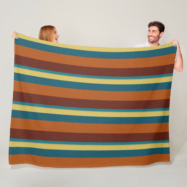 Southwest Stripes 13 Fleece Blanket (In Situ)