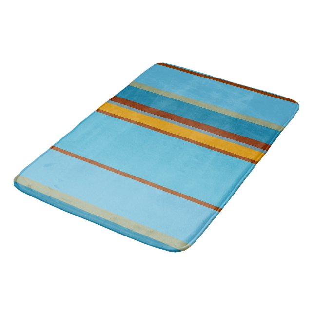 Southwest Stripes 15 Bath Mat (Angled)