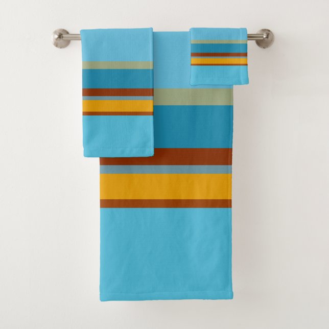 Southwest Stripes 15 Bath Towel Set (Insitu)