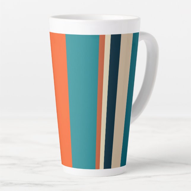 Southwest Stripes 19 Latte Mug (Right Angle)