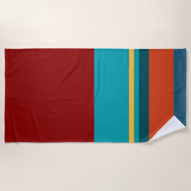 Southwest Stripes 24 Beach Towel (Front)