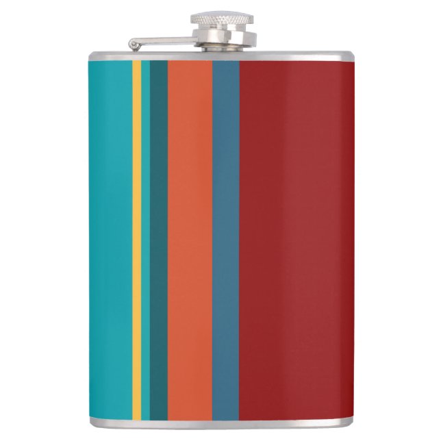 Southwest Stripes 24 Hip Flask (Front)