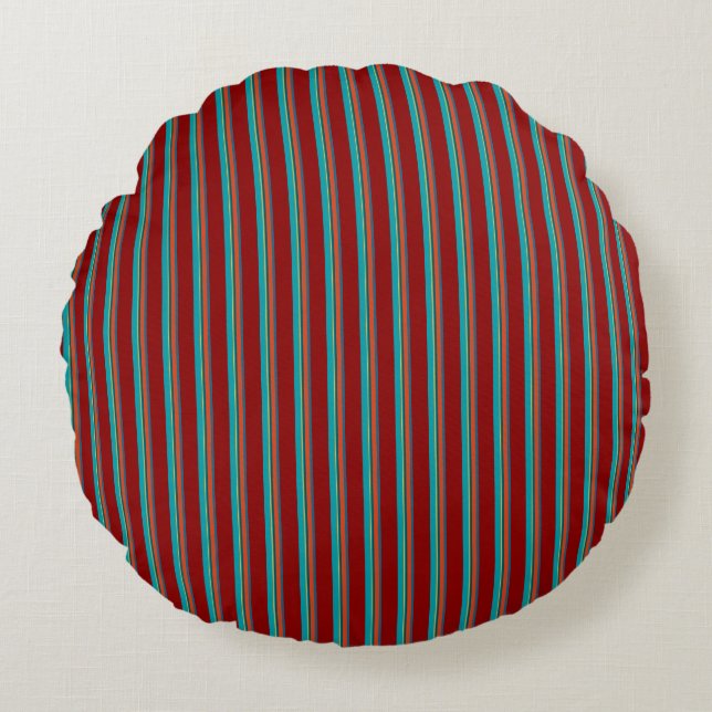 Southwest Stripes 24 Round Cushion (Front)