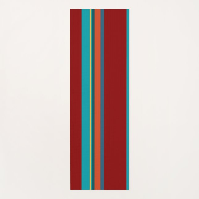 Southwest Stripes 24 Yoga Mat (Front)