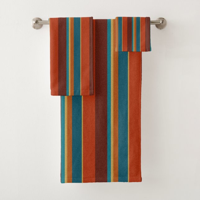 Southwest Stripes 29  Bath Towel Set (Insitu)