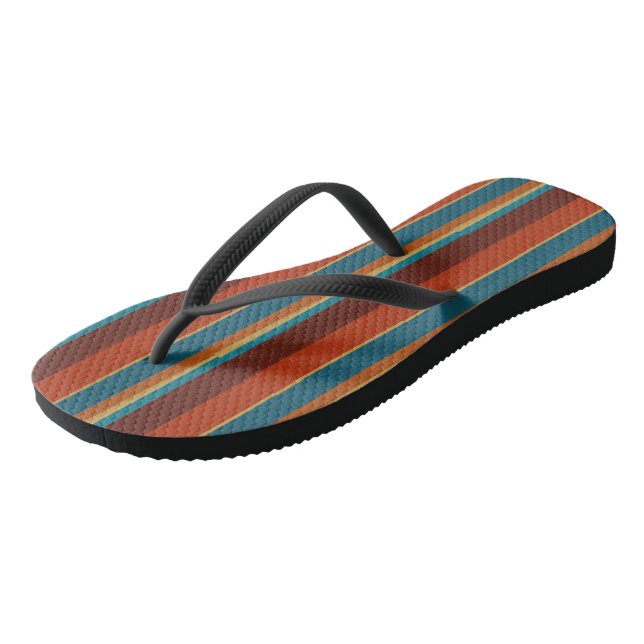Southwest Stripes 29 Flip Flops (Angled)