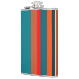 Southwest Stripes 29  Hip Flask