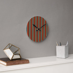 Southwest Stripes 29 Round Clock