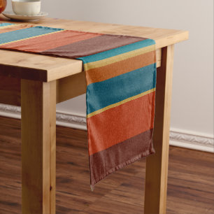 Southwest Stripes 29  Short Table Runner