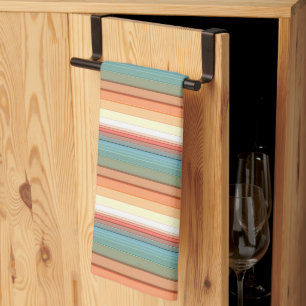 Southwest Stripes Muted Colour Tea Towel