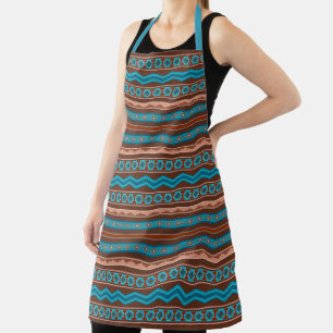Southwest Style Geometric Cameron Gorge Design Apron