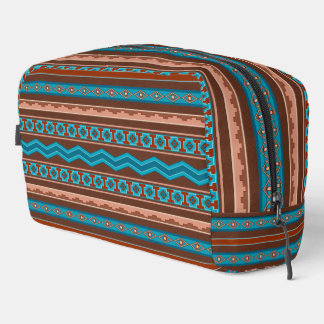 Southwest Style Geometric Cameron Gorge Design Dopp Kit