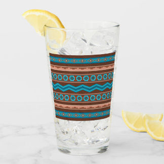 Southwest Style Geometric Cameron Gorge Design Glass