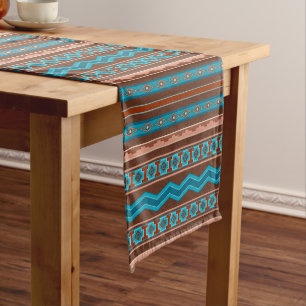 Southwest Style Geometric Cameron Gorge Design  Medium Table Runner