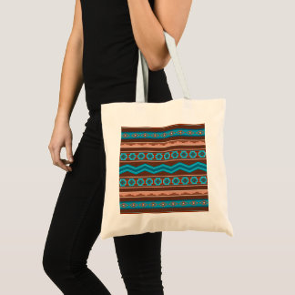 Southwest Style Geometric Cameron Gorge Design Tote Bag