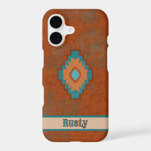 Southwest Style Geometric Diamond Personalized
