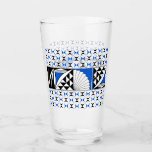 Southwest Sunrise in Blue Glass
