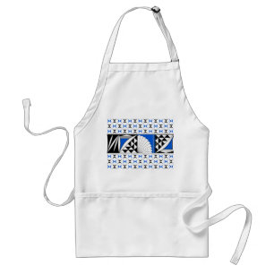 Southwest Sunrise in Blue Standard Apron