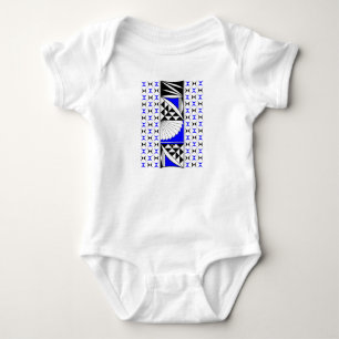 Southwest Sunrise in Cobalt Baby Bodysuit