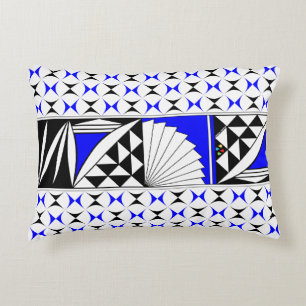 Southwest Sunrise in Cobalt Decorative Cushion