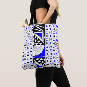 Southwest Sunrise in Cobalt Tote Bag