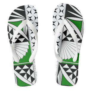 Southwest Sunrise in Green Flip Flops