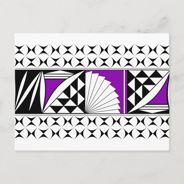 Southwest Sunrise in Purple Holiday Postcard (Front)