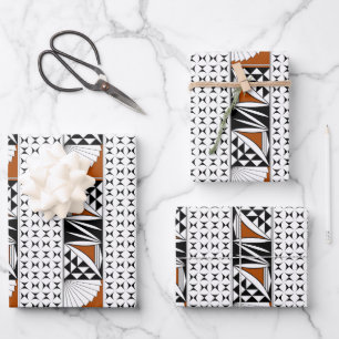 Southwest Sunrise in Traditional Colours Wrapping Paper Sheet