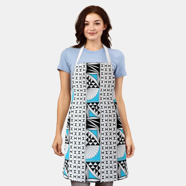 Southwest Sunrise in Turquoise Apron (Worn)