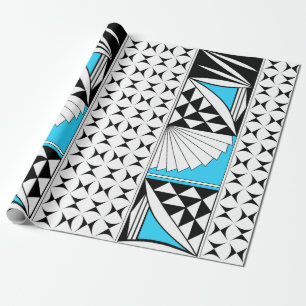 Southwest Sunrise in Turquoise Wrapping Paper
