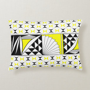Southwest Sunrise in Yellow Decorative Cushion