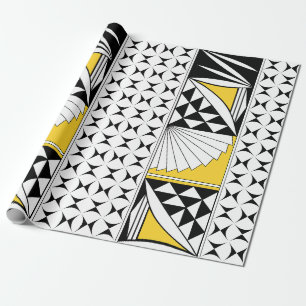 Southwest Sunrise in Yellow Wrapping Paper