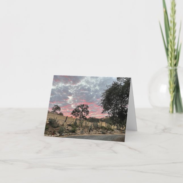 Southwest Sunrise Note Card (Front)